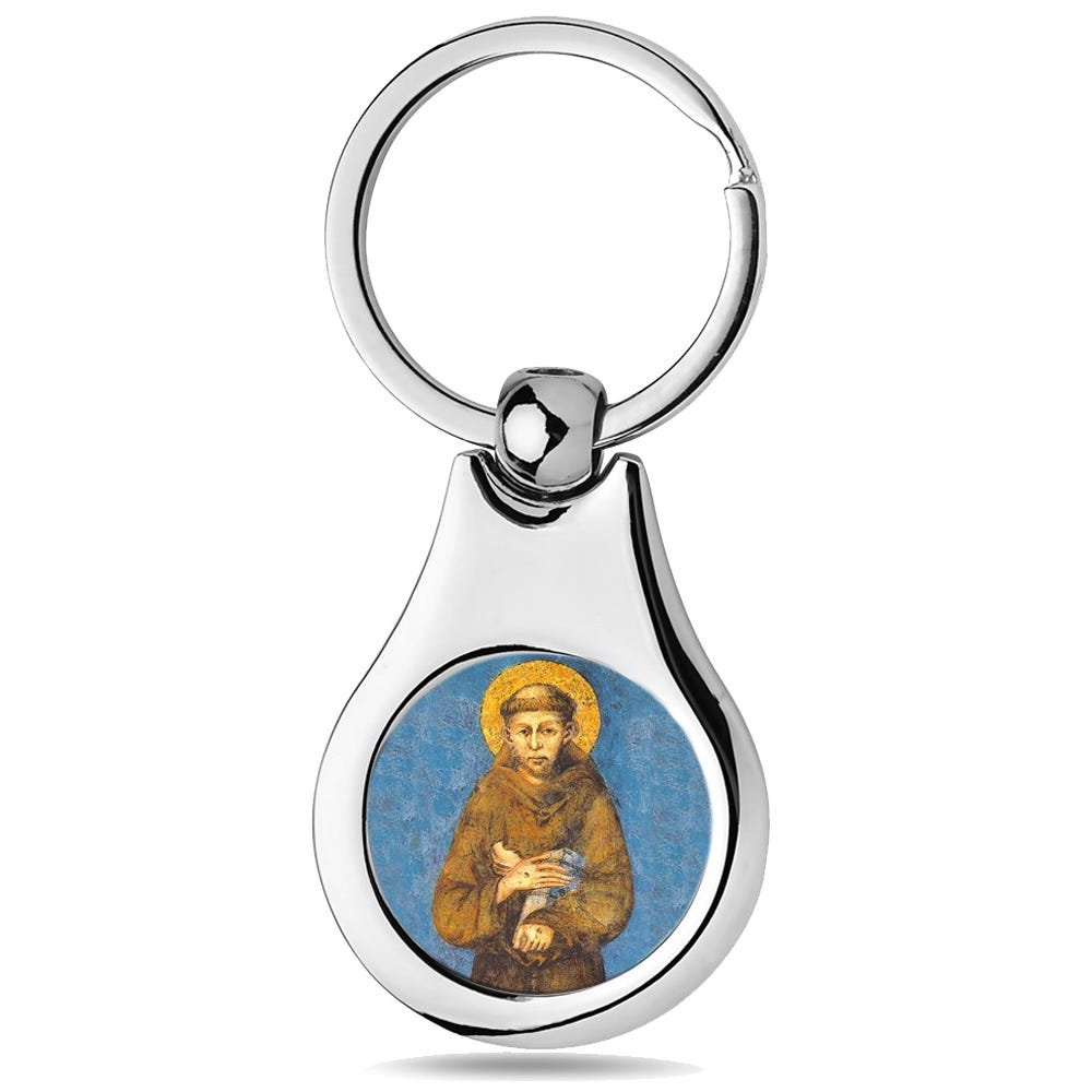 Saint Francis Of Assisi Keychain