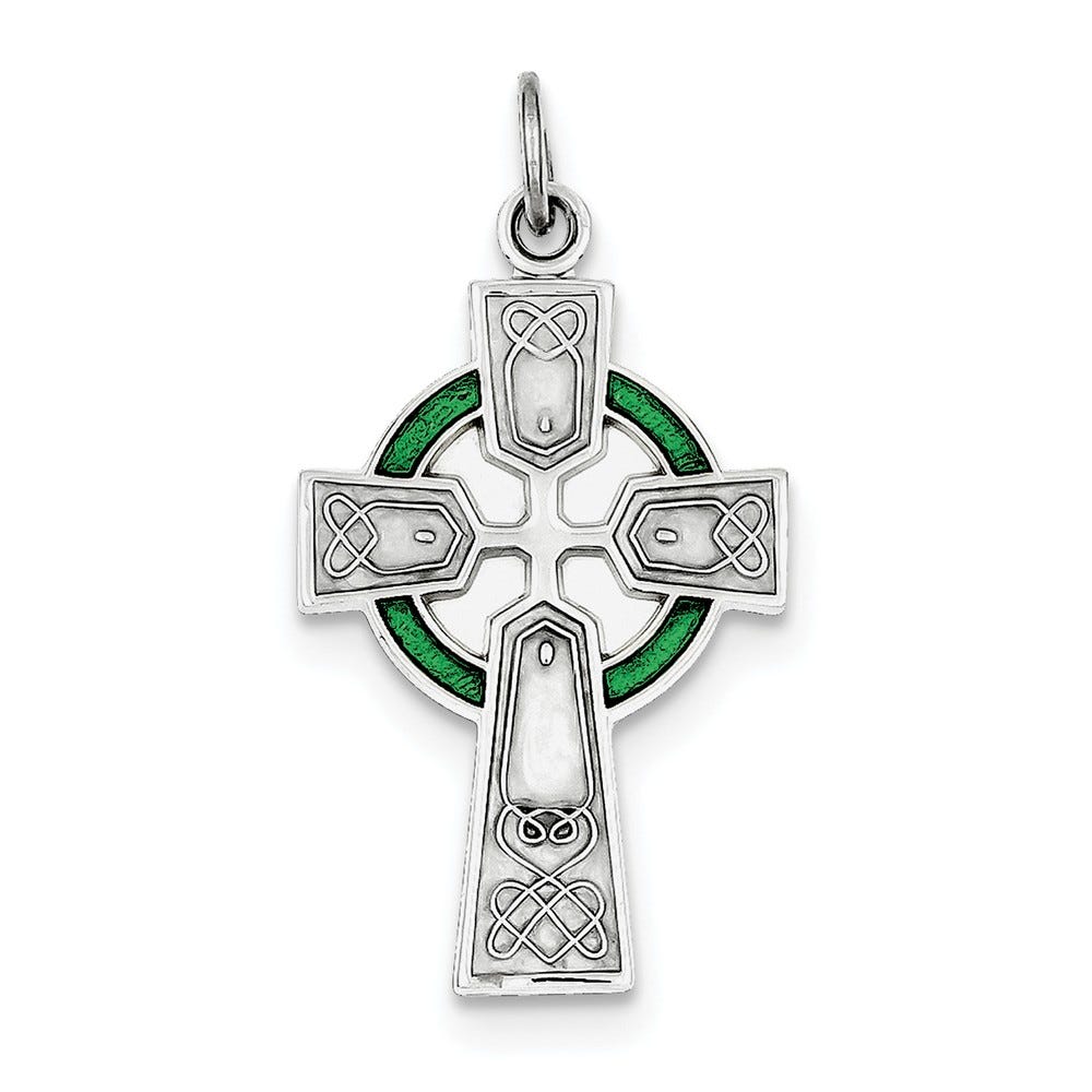 Epoxy Irish Cross Pendant