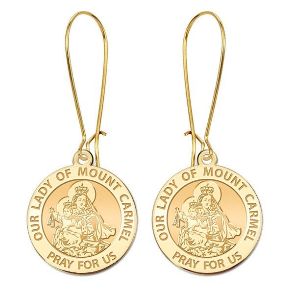 Our Lady of Mount Carmel Earrings