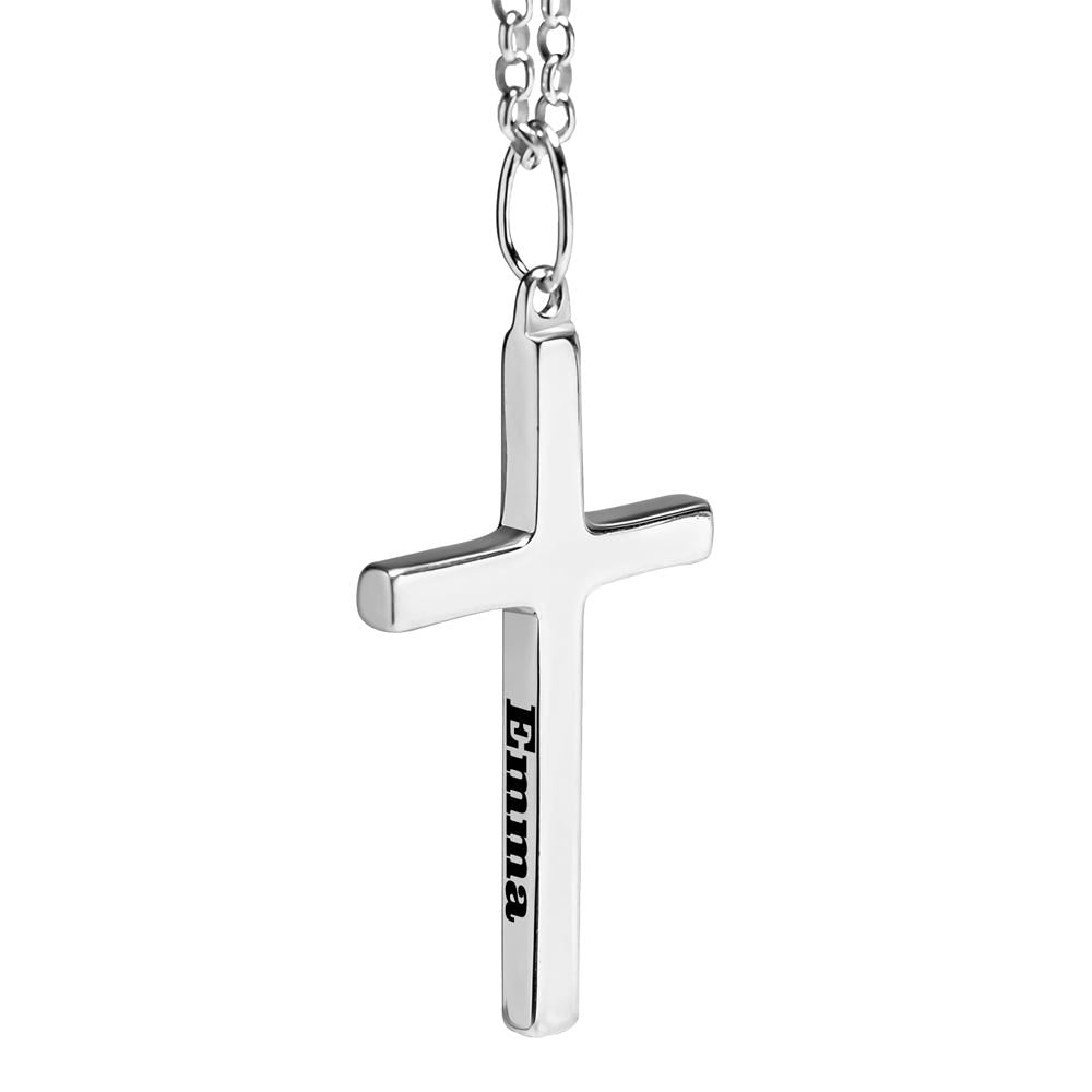 Personalized Cross Necklace