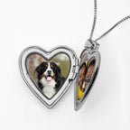 Forever & Always Heart Photo Locket