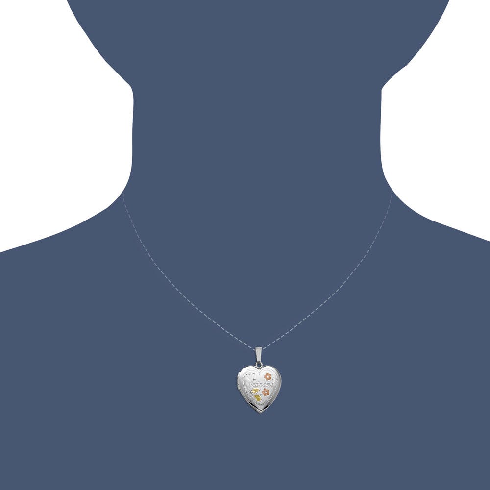 Grandma Heart Photo Locket