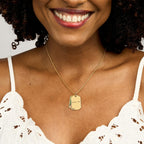 Personalized Handwriting Swivel Dog Tag Pendant