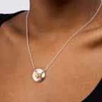 Round Photo Engraved Necklace