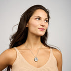 Exclusive Sunflower Photo Necklace and Chain