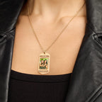 Dog Tag with 2 Names Etched