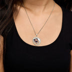 Heart with Rope Frame Photo Pendant