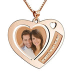 Heart Pendant With Always In My Heart Etched
