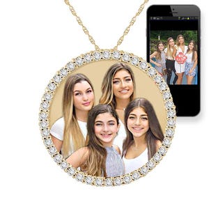 Circle of Life Pendant with Cubic Zirconia Stones