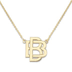 Exclusive Monogram Overlapping Initial Necklace