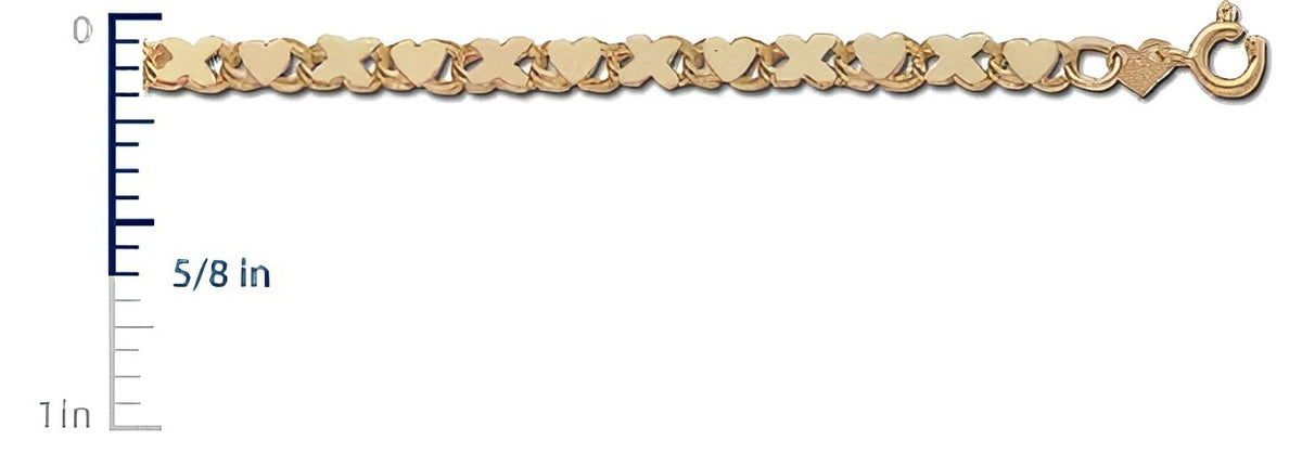 14K Yellow Gold Charm Bracelet