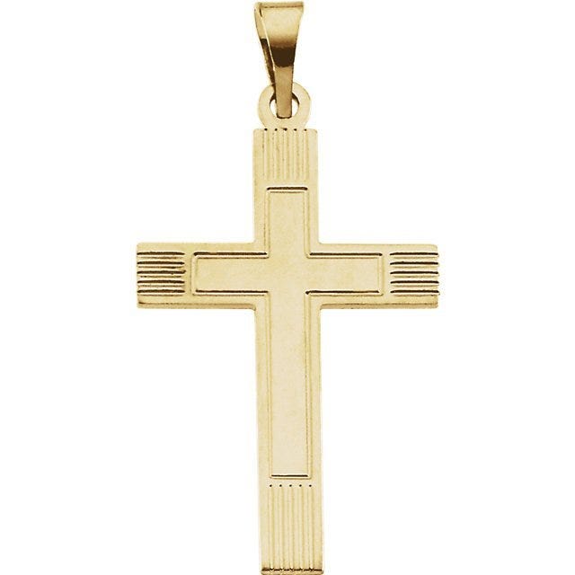 14K Gold Cross Pendant