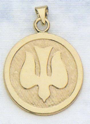 14K Gold Confirmation Medal