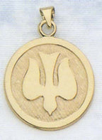 14K Gold Confirmation Medal