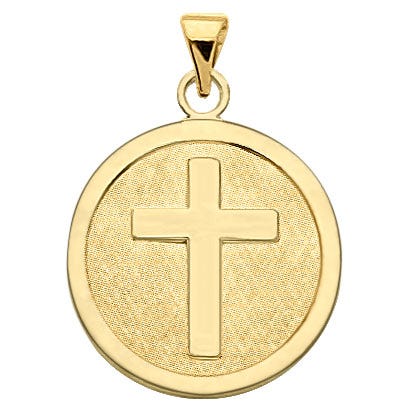 14K Gold Confirmation Medal