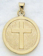 14K Gold Confirmation Medal