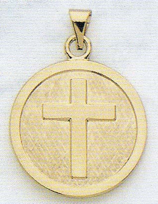 14K Gold Confirmation Medal