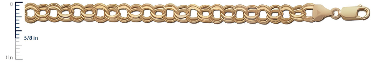 14K Yellow Gold Charm Bracelet