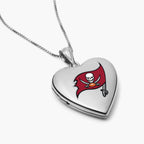 Officially Licensed Tampa Bay Buccaneers Heart Locket