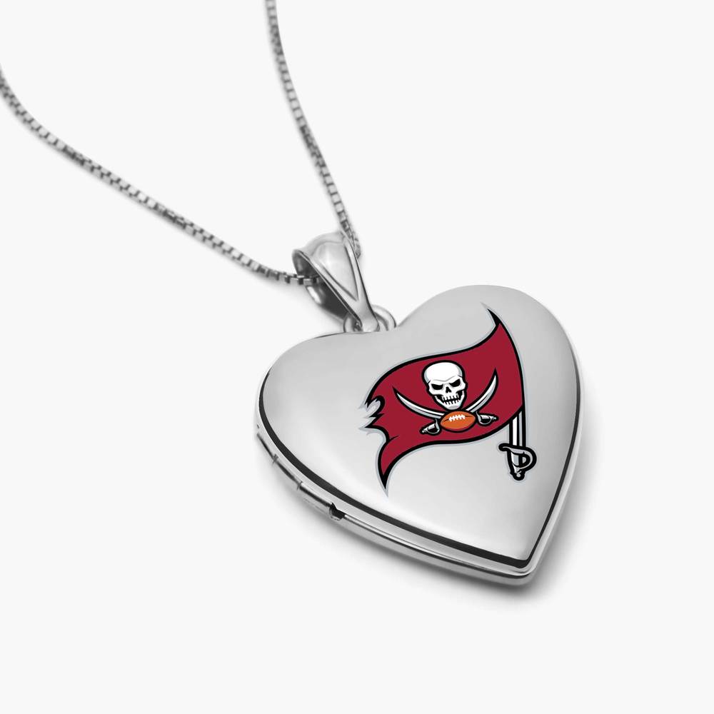 Officially Licensed Tampa Bay Buccaneers Heart Locket