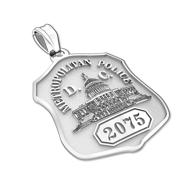 Personalized District of Columbia Police Badge with Your Number