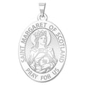 Saint Margaret Of Scotland Oval Medal