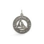 Annapolis Md Sailboat Ring Charm(Style 5159)