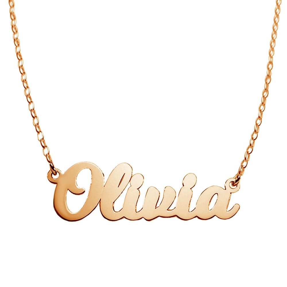 Script Name Necklace