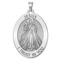 Divine Mercy Oval Religious Medal