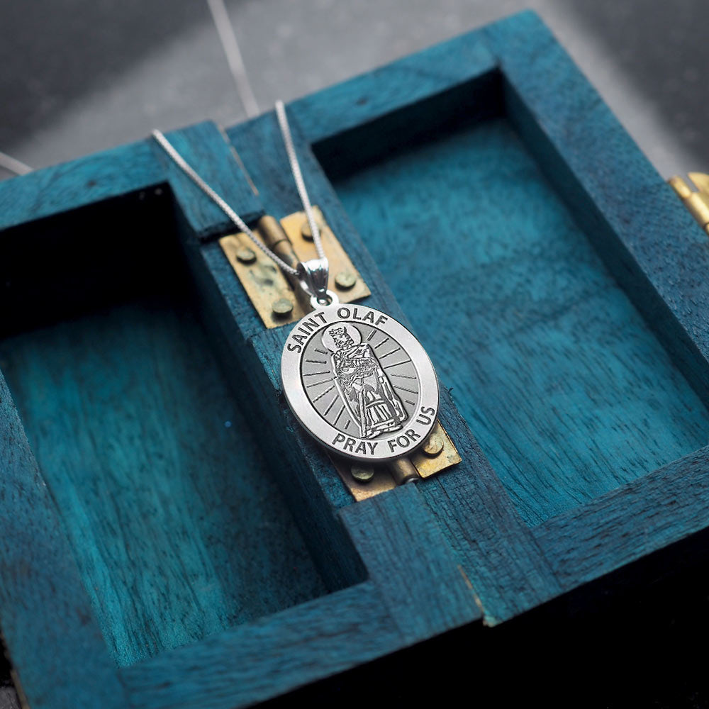 Saint Olaf of Norway Religious Medal