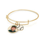 Expandable - Photo Charm Expandable Bracelet with Baseball Charm