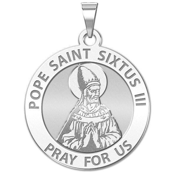 Pope Saint Sixtus Iii Religious Medal