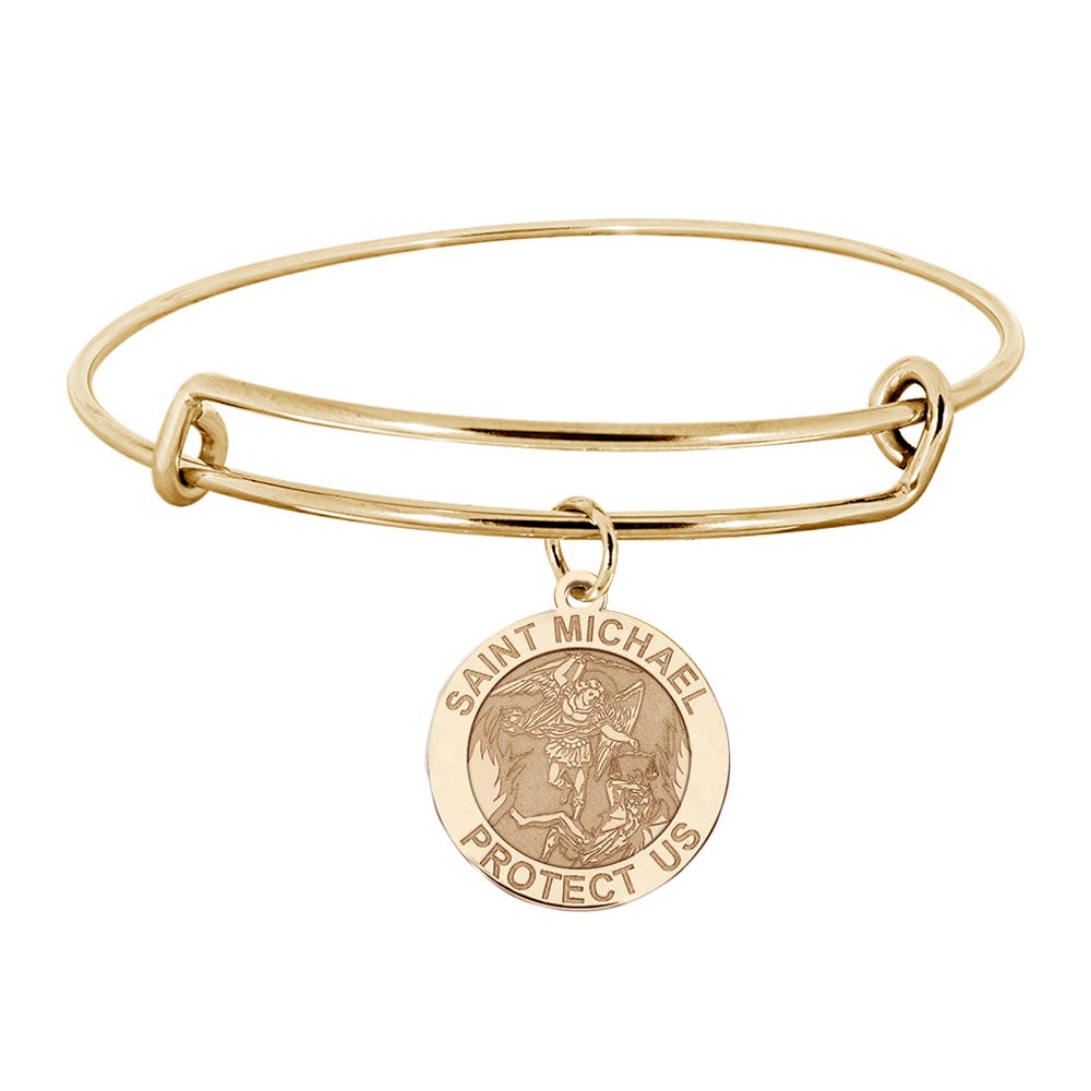 Saint Michael Expandable Bracelet