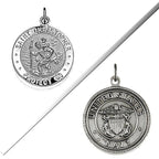 Saint Christopher Double Sided Us Navy Religious Medal