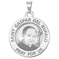 Saint Gaspar Del Bufalo Round Religious Medal