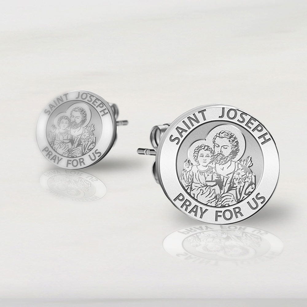 Saint Joseph Earrings