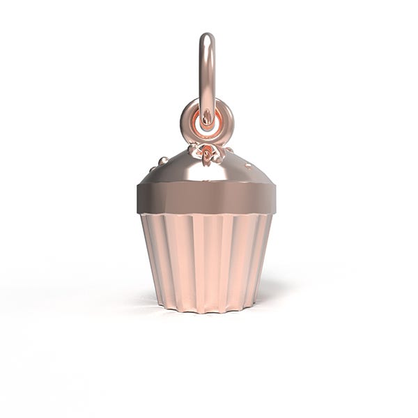 Cupcake Pink Charm