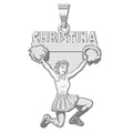 Custom Cheerleader Charm or Charm or Pendant