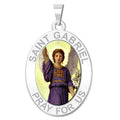 Saint Gabriel Oval Religious Medal "Color