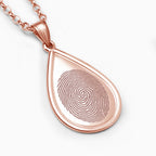 3D Teardrop Shape with Fingerprint