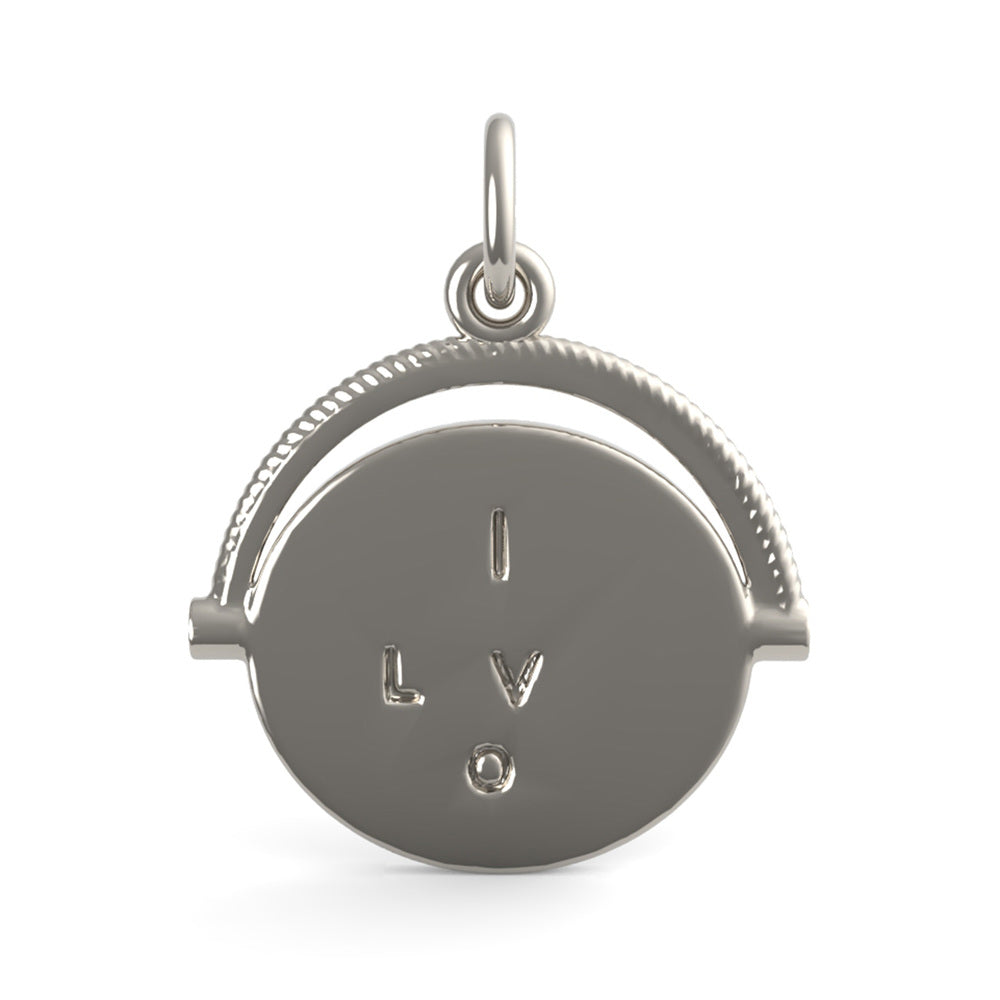 I Love You Spinner Charm