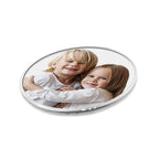Stainless Steel Photo Engraved Round Disc Coin