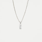 Dainty Name Tag Necklace with Box Chain
