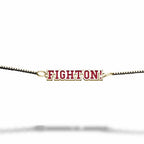 Usc Color Enamel Block Fight On Bracelet