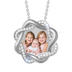 Braided Vine Photo Pendant