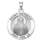 Saint Herman Of Alaska Round Religious Medal