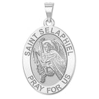 Saint Selaphiel - Oval Religious Medal