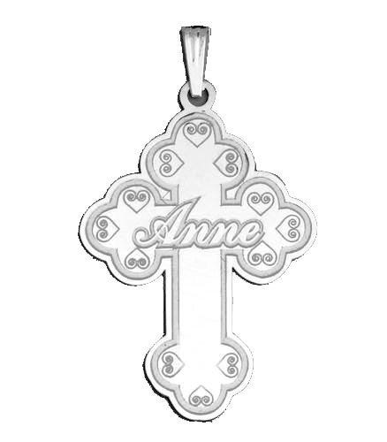 Personalized Cross With Script Name