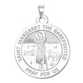 Saint Margaret The Barefooted Religious Medal