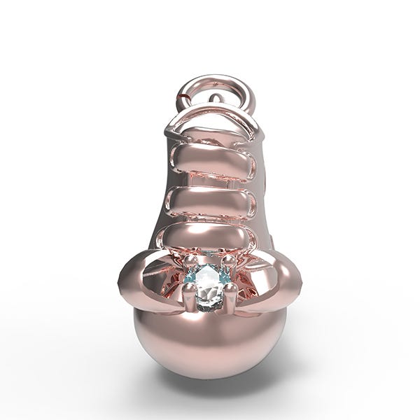 March Baby Bootie Charm